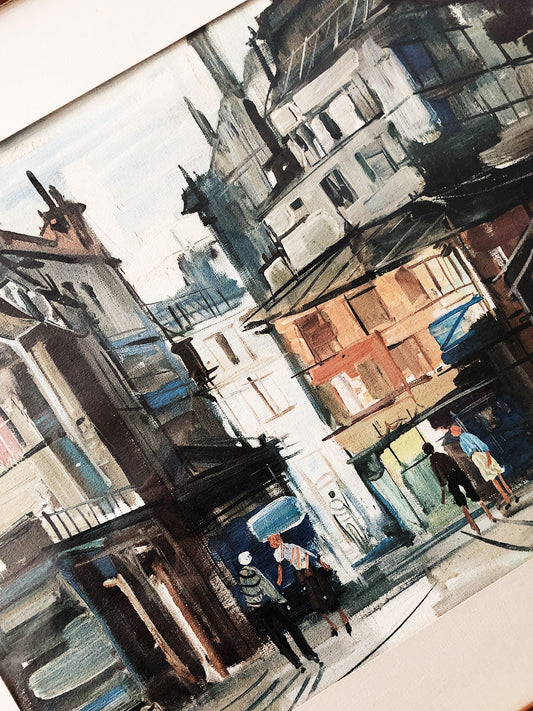 Mid Century Street Painting