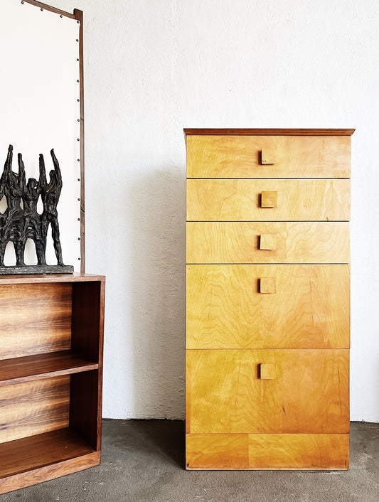 Mid Century Tall Dresser