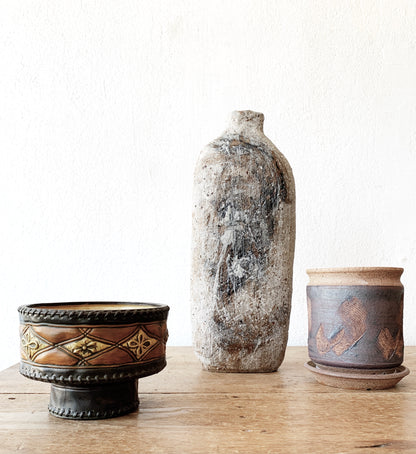 Large Wood Fired Pottery Vase