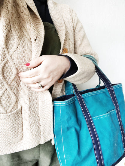 Vintage LL Bean Canvas Tote
