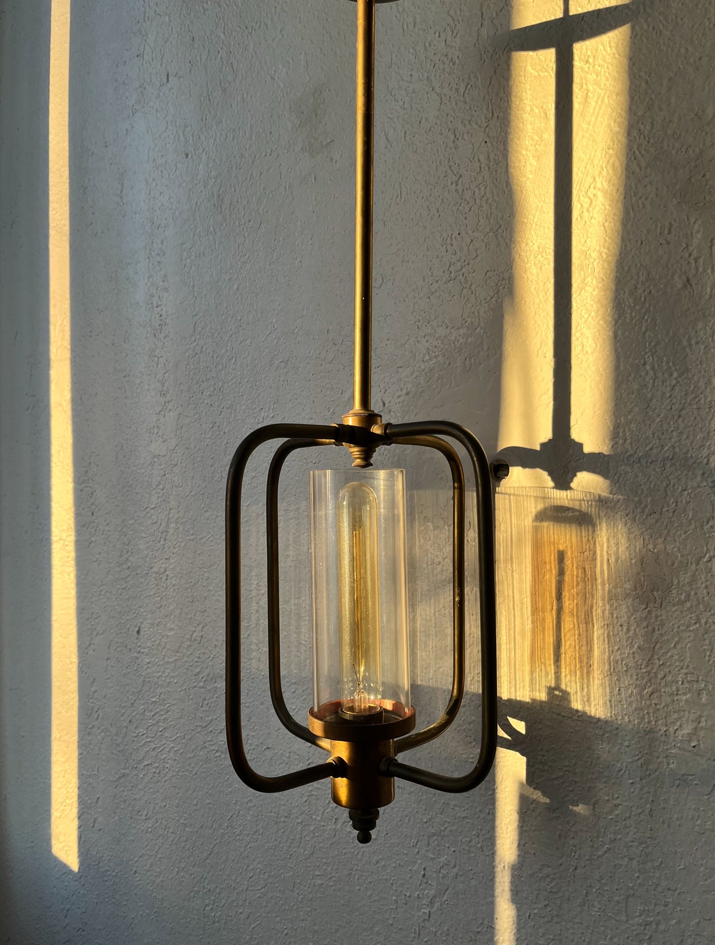 Machine Age Brass Pendant Lamp