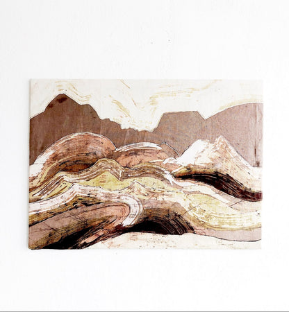 Vintage Batik Art Panel