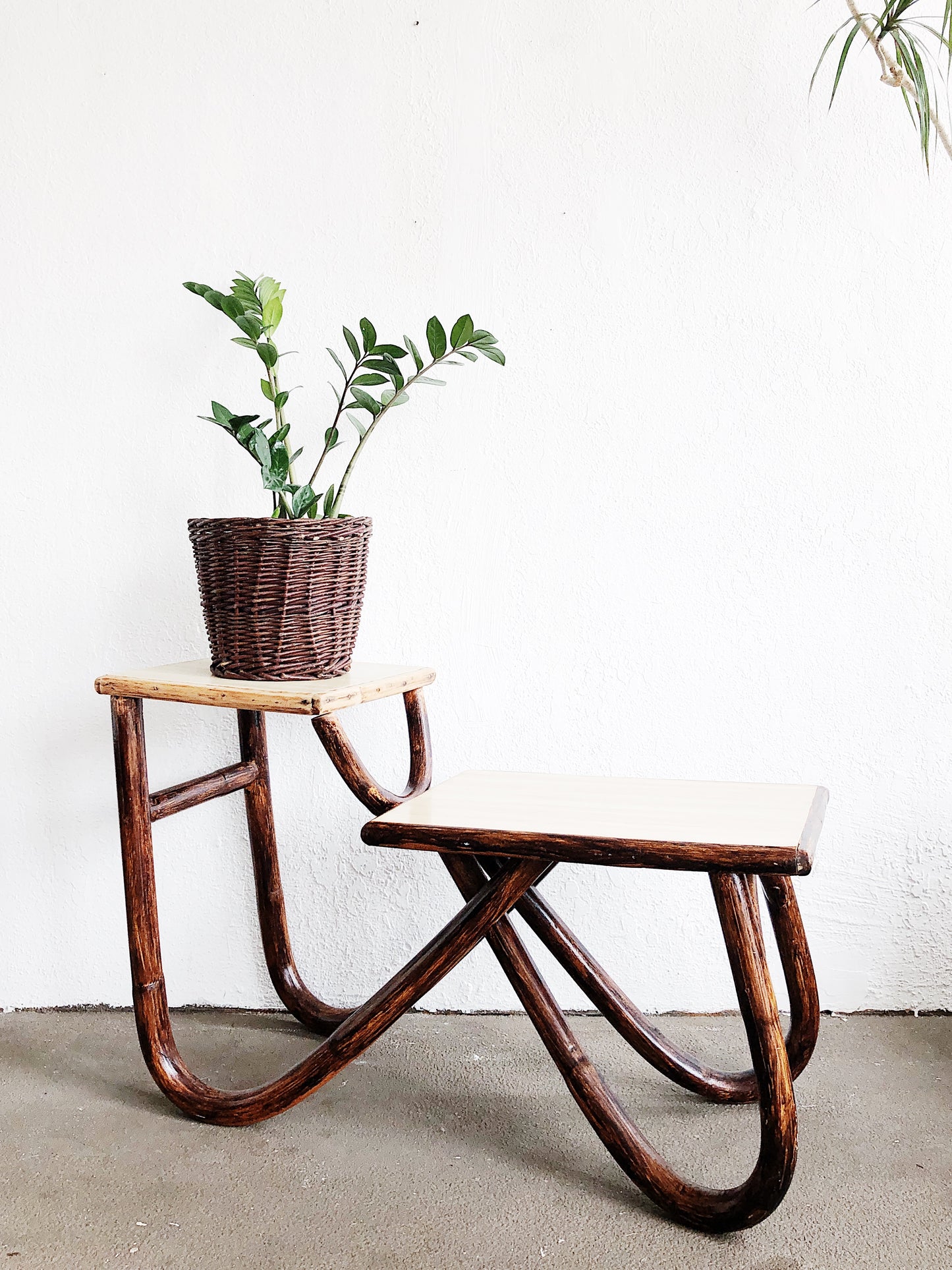 Vintage Bentwood Bamboo Table
