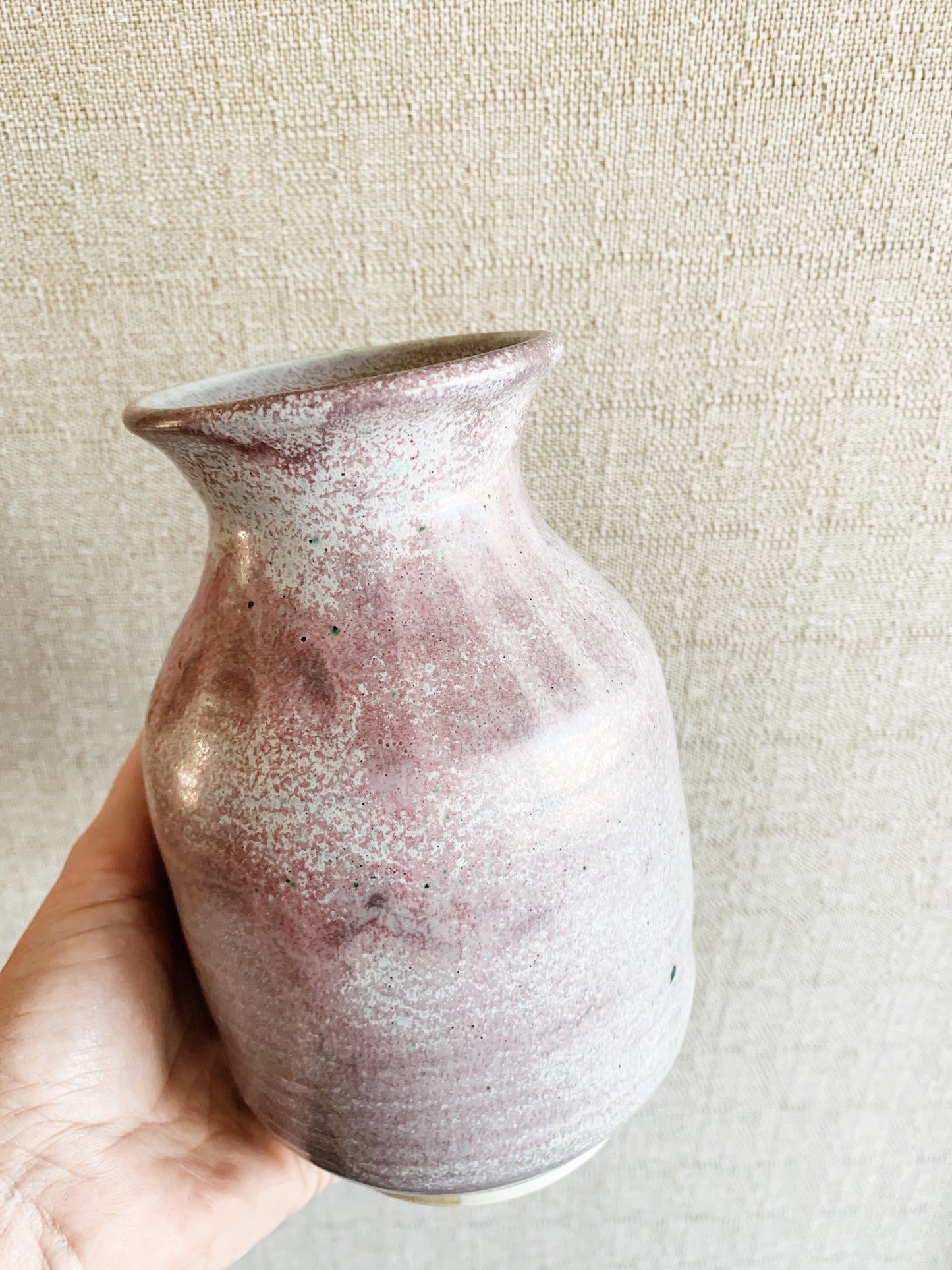 Lavender Studio Pottery Vase