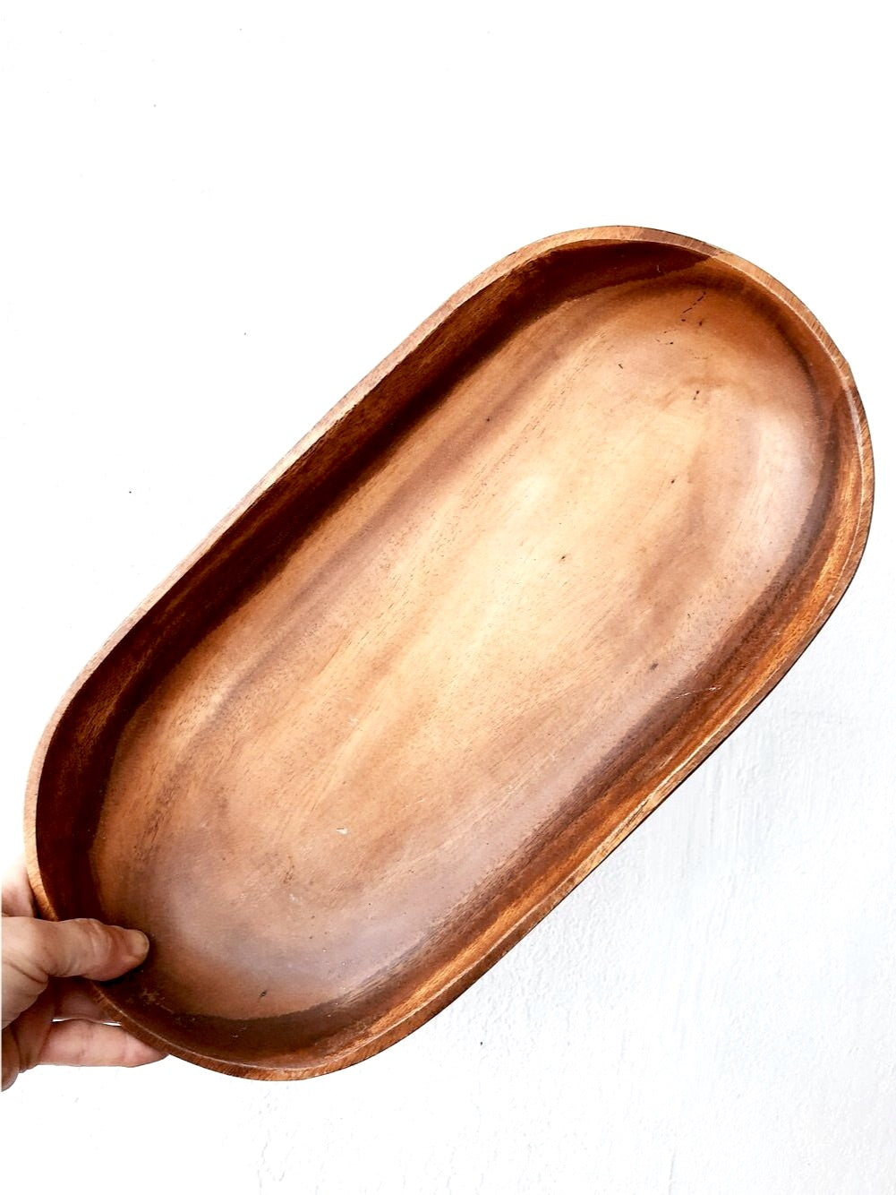 Vintage Wood Platter and Servers