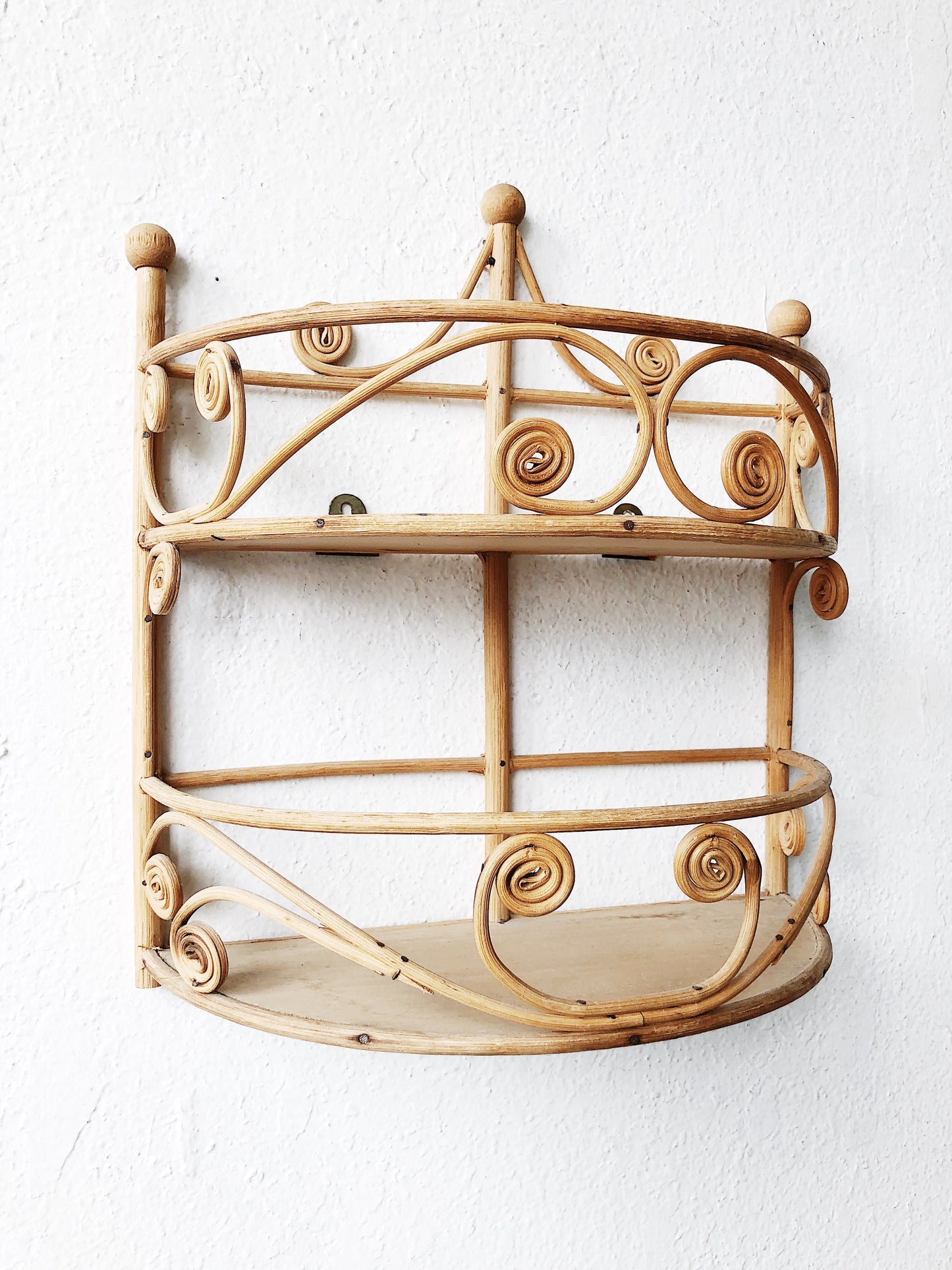 Vintage Rattan Shelf