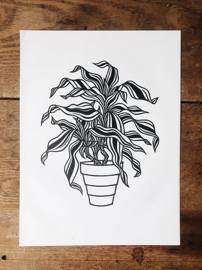 Vintage Czechoslovakian Wood Cut