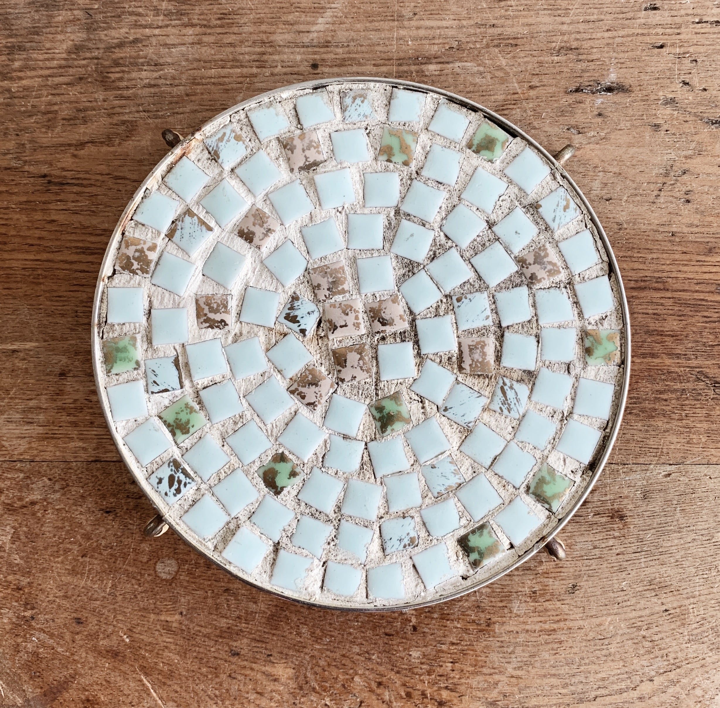 Vintage Mosaic Tile Trivet - Thumbnail 4