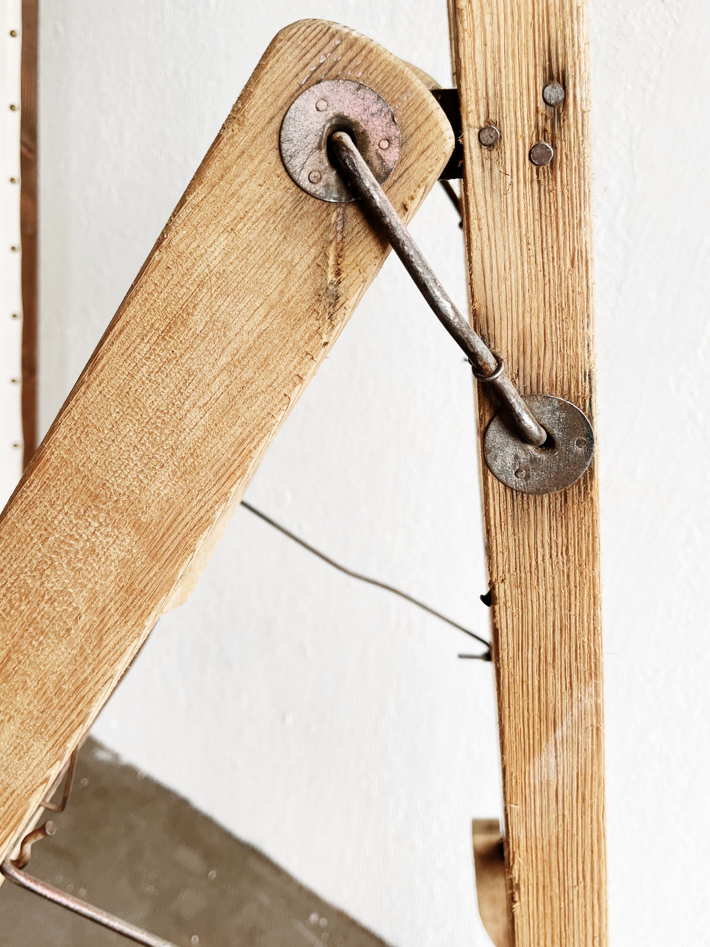 Vintage Industrial Convertible Ladder