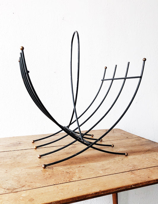 Mid Century Wood Rack
