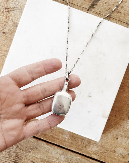 Vintage Sterling Perfume Pendant