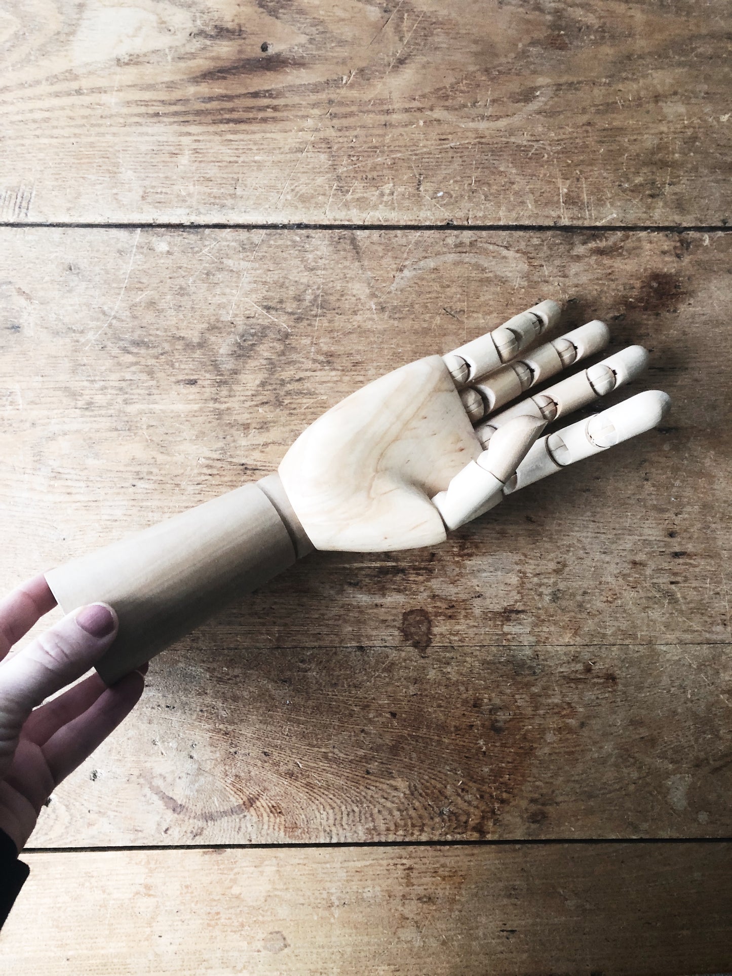 Vintage Wooden Hand Model