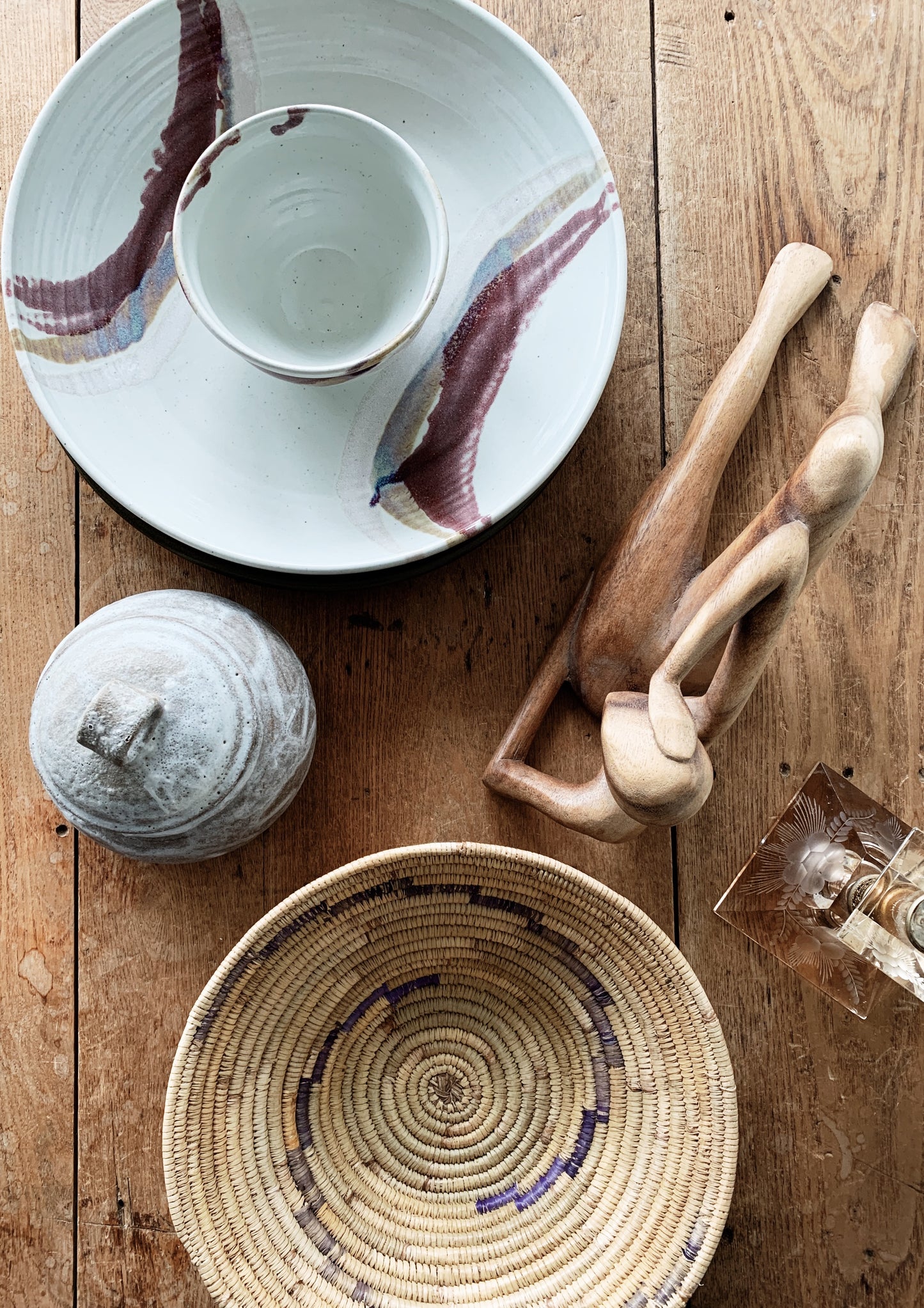 Vintage Wood Sculpture