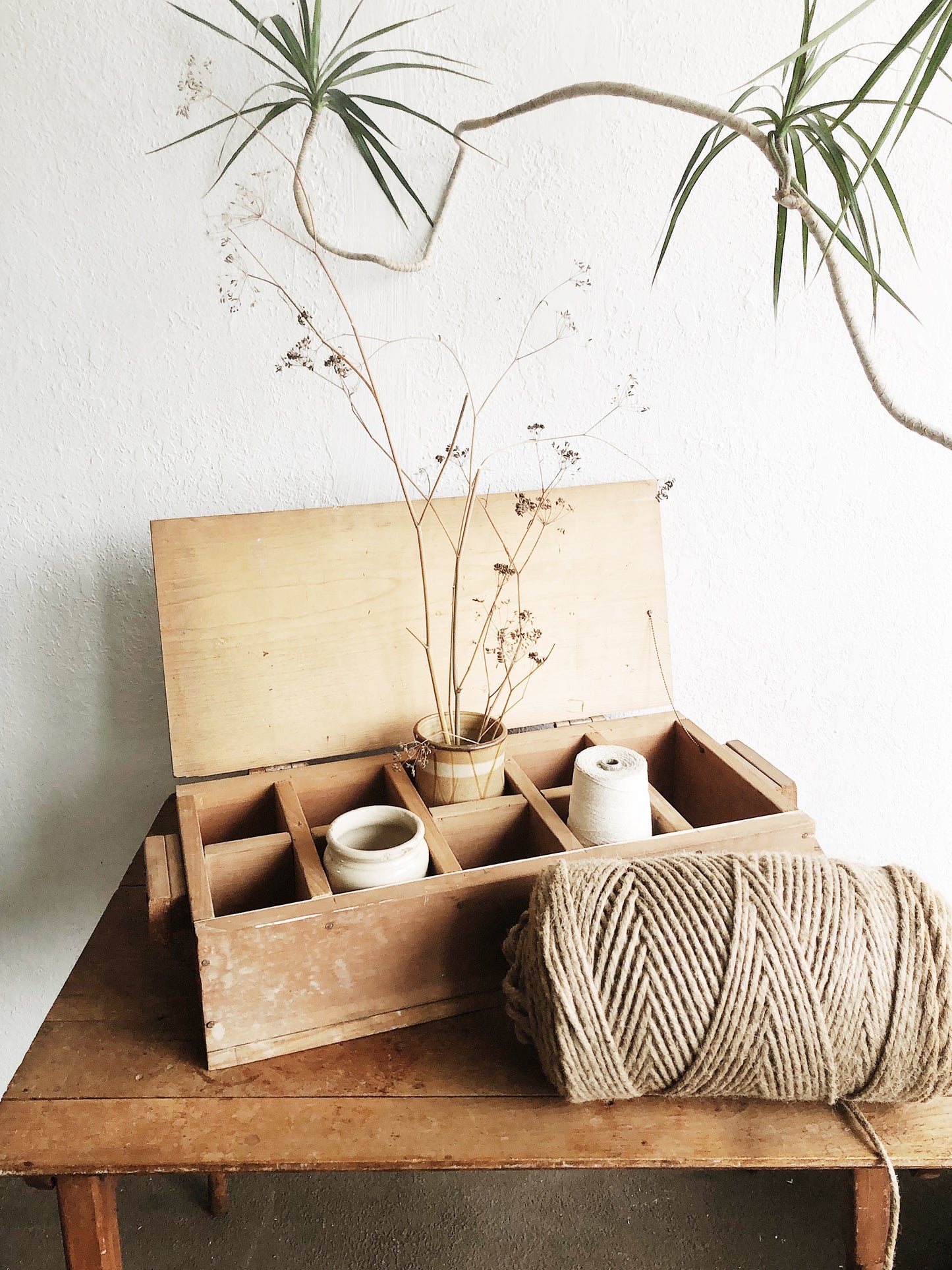 Vintage Handmade Tool Trunk