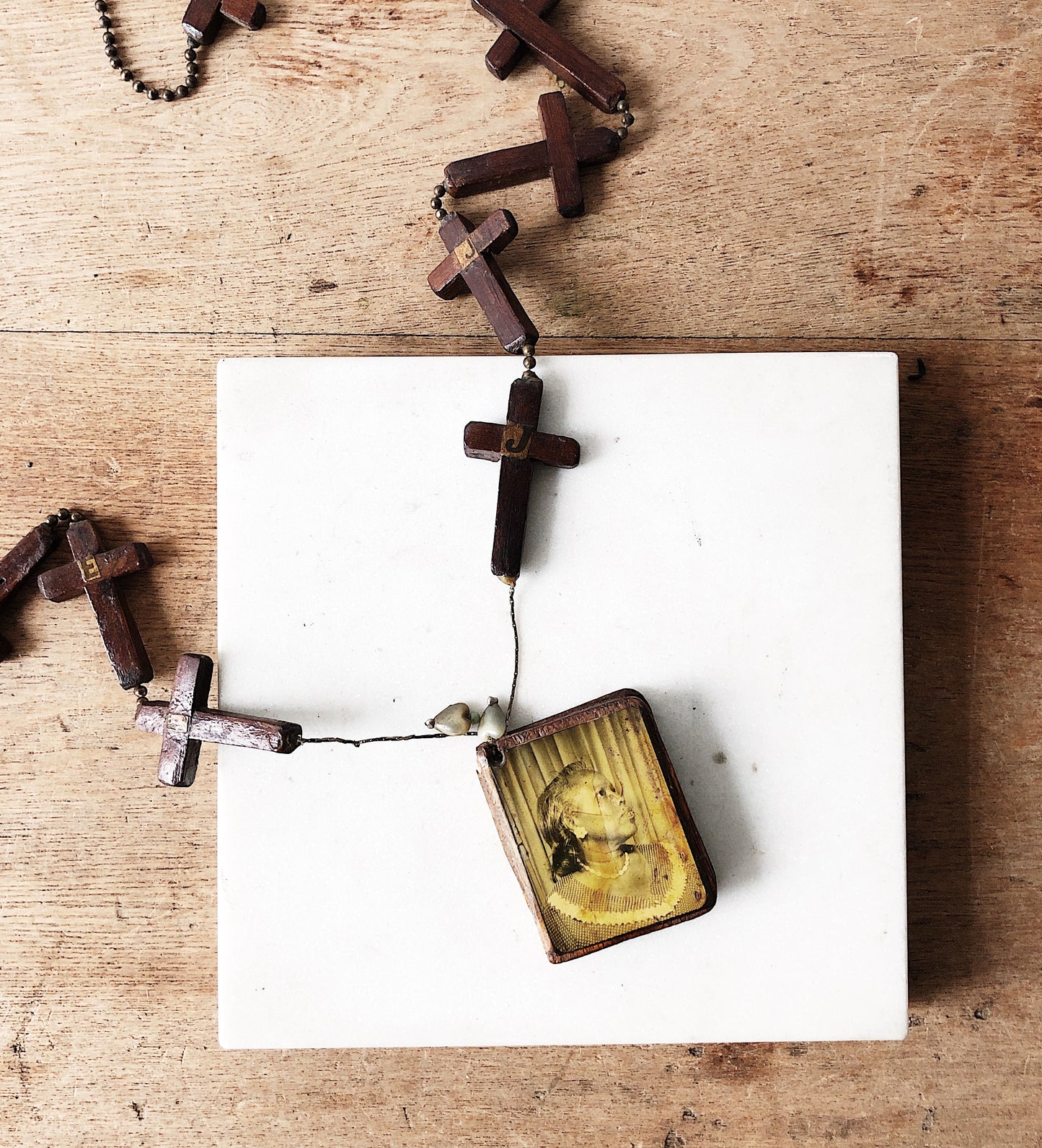 Vintage Rosary and Bible