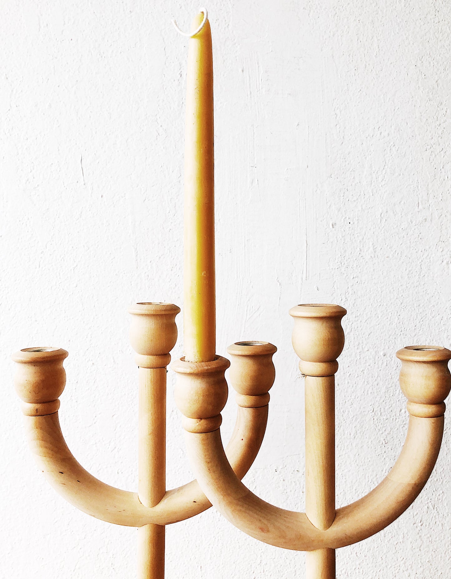 Handmade Wood Candelabra