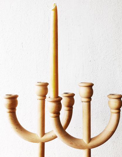 Handmade Wood Candelabra