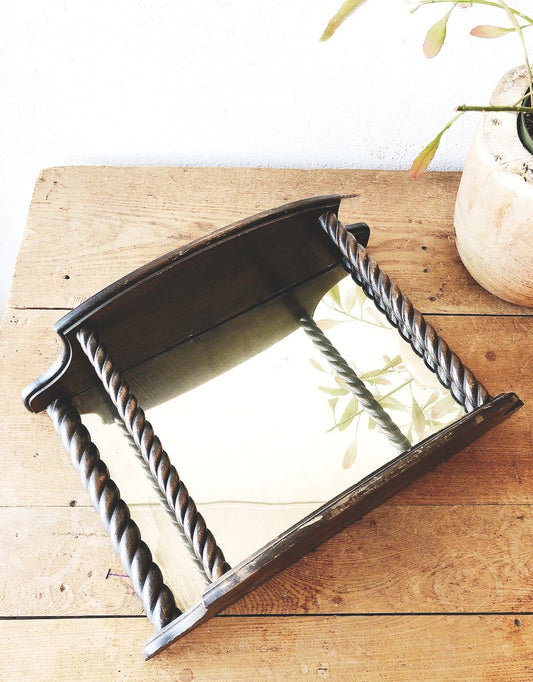 Vintage Mirrored Shelf