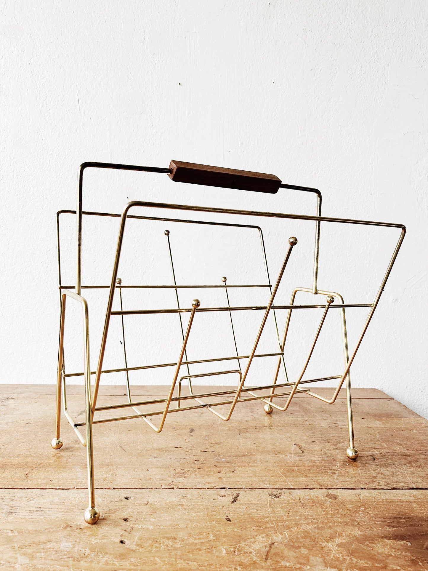 Mid Century Magazine/Album Rack