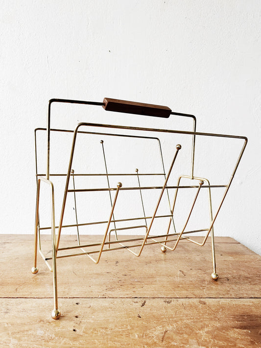 Mid Century Magazine/Album Rack