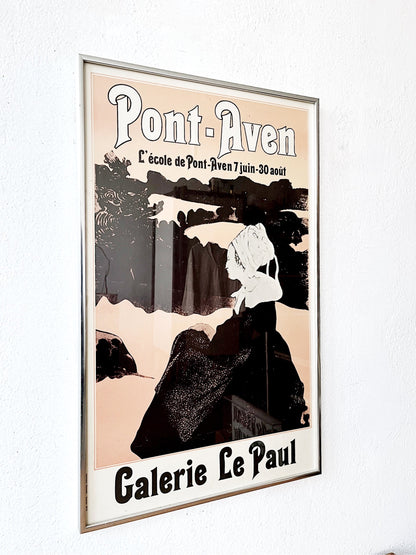 Vintage French Gallery Poster