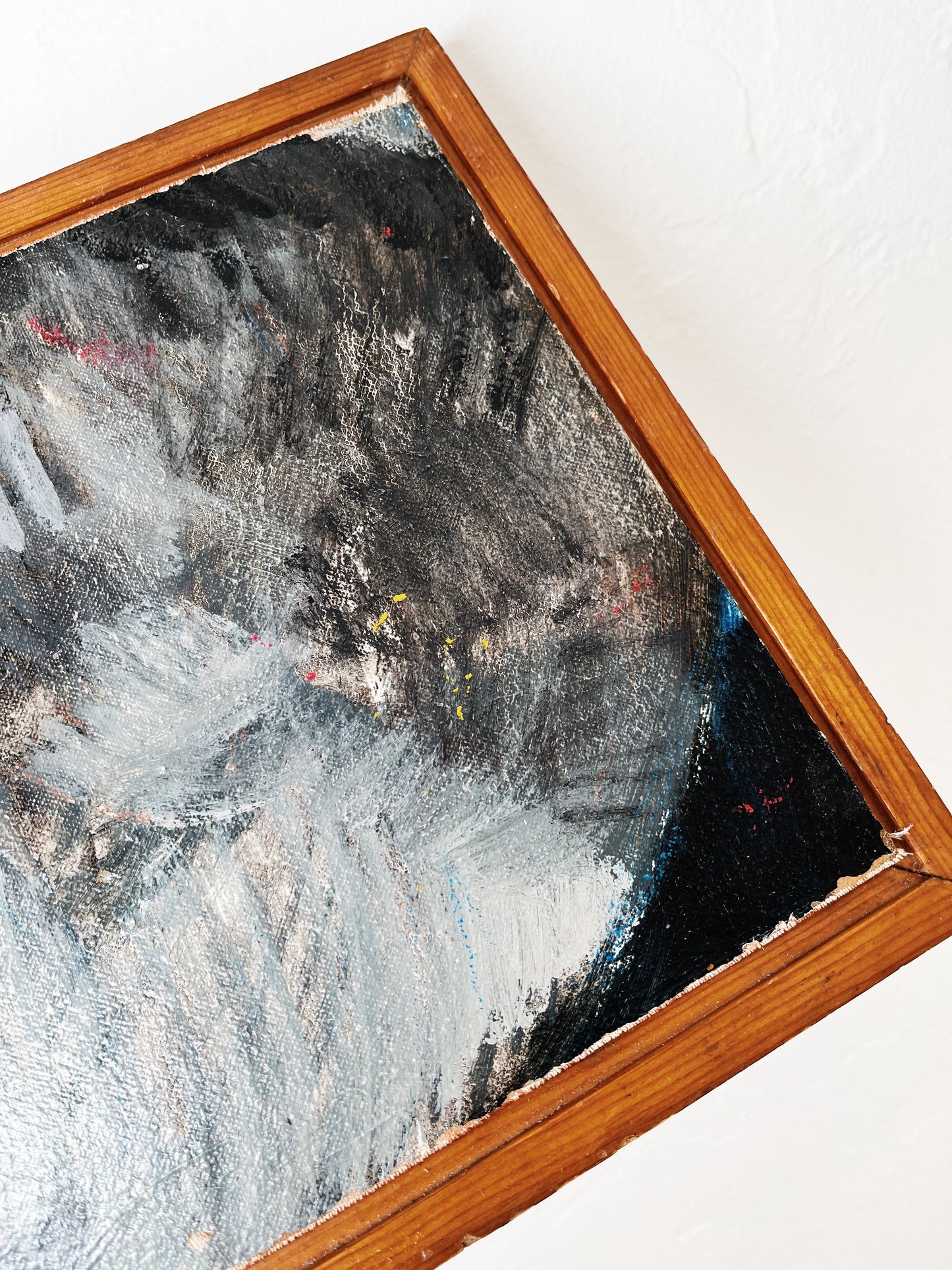 Vintage Abstract Oil Painting