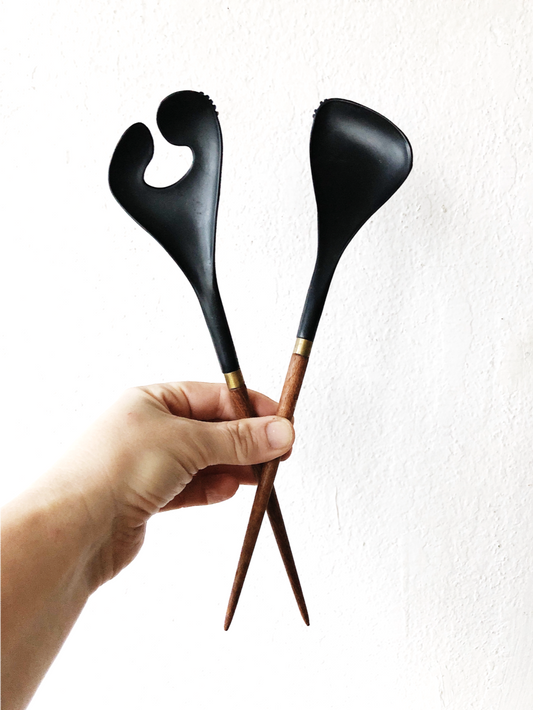 Mid Century Teak Servers