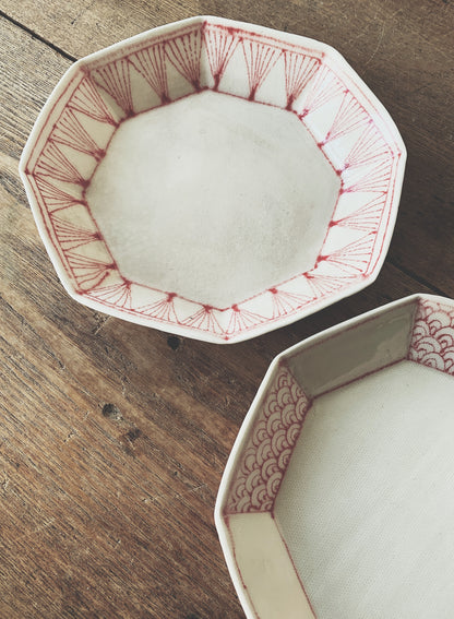 Vintage Japanese Dish Pair
