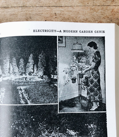Vintage 1930s Leatherbound Gardening Encyclopedia