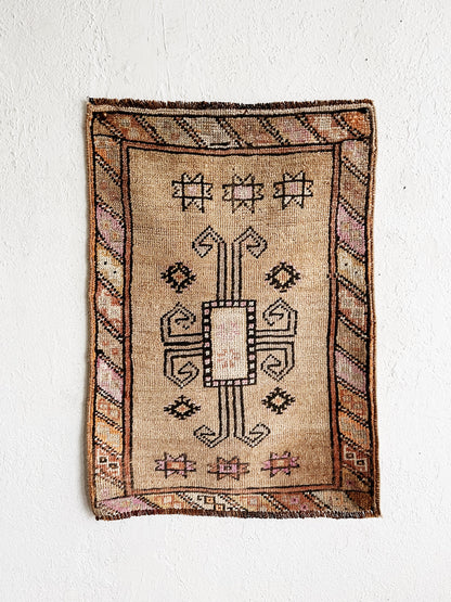 Vintage Turkish Mini Rug