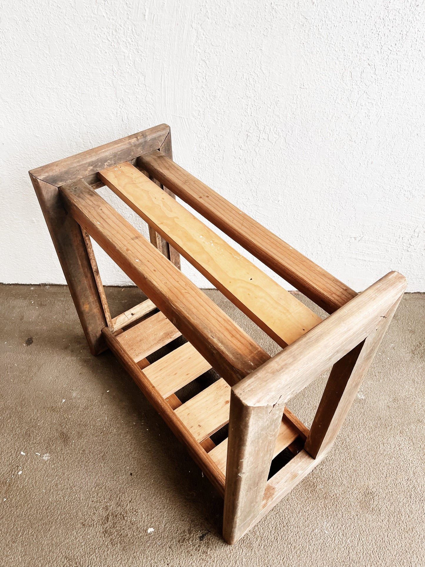 Vintage Slatted Shelf