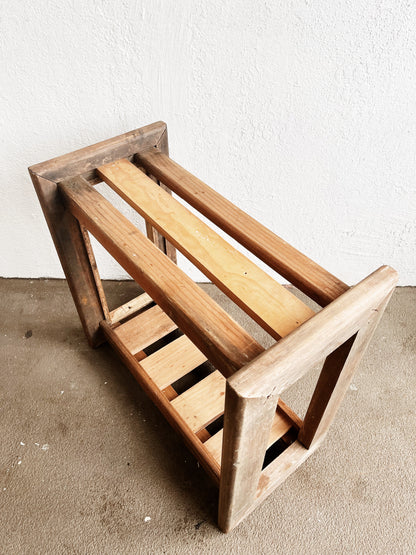 Vintage Slatted Shelf