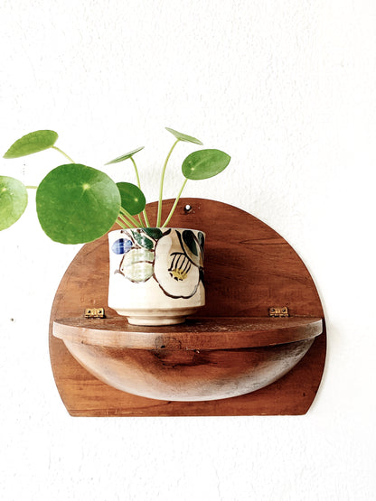 Vintage Wood Wall Shelf