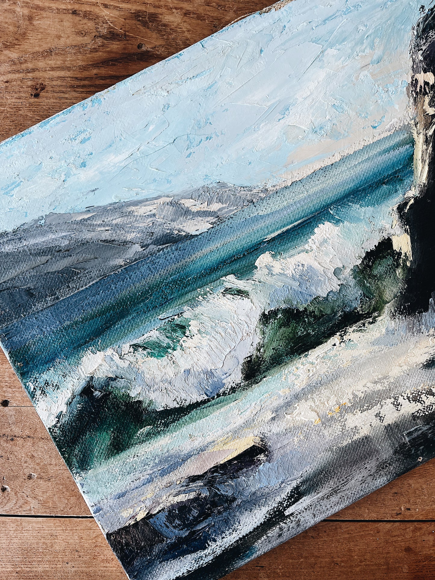 Vintage Seascape Painting