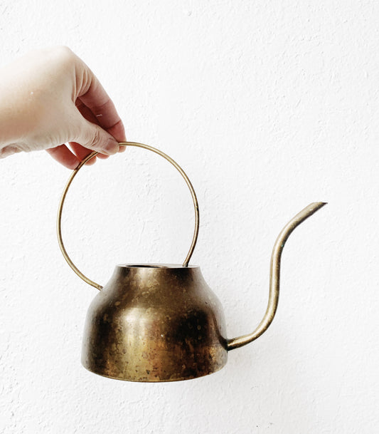 Vintage Brass Watering Can