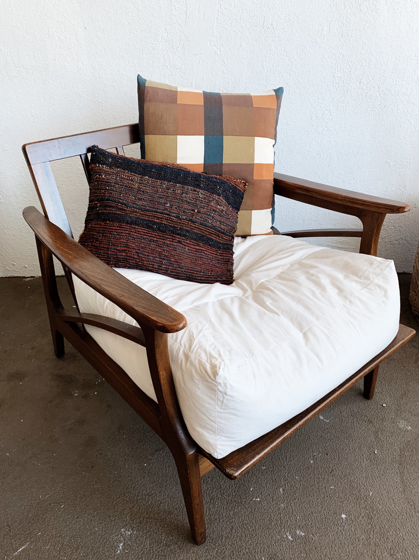 Mid Century Walnut Lounge Chair