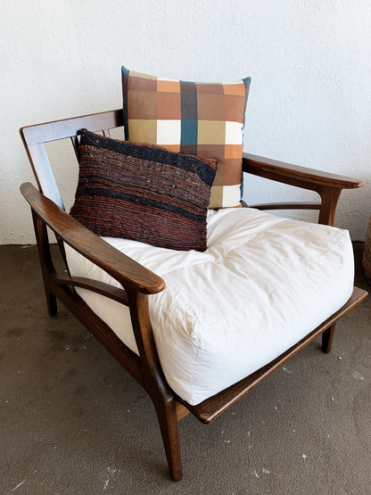 Mid Century Walnut Lounge Chair
