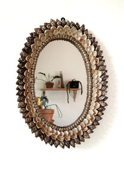 Vintage Shell Mirror