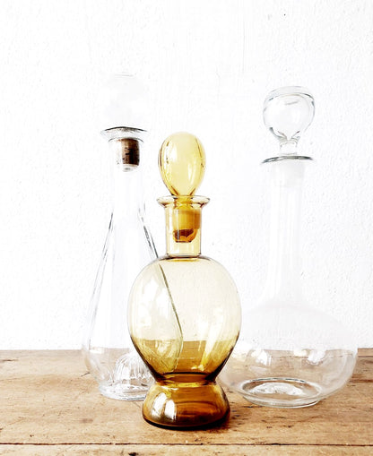Vintage Glass Decanter Collection