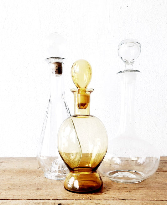 Vintage Glass Decanter Collection