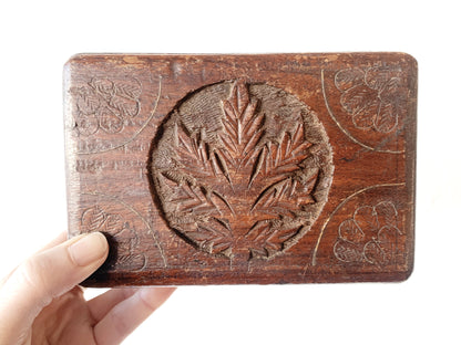 Vintage Carved Wood Box