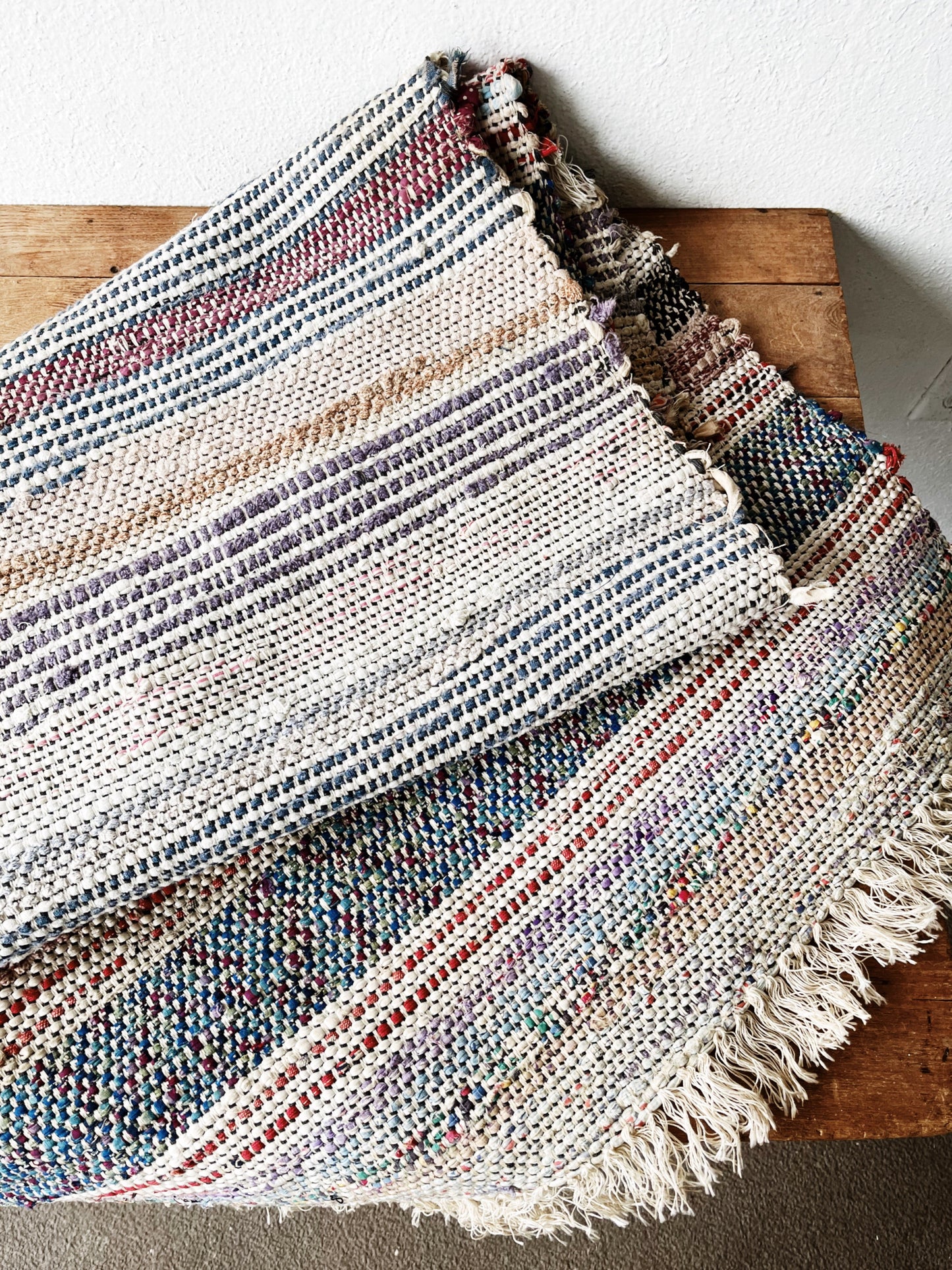 Vintage Rag Rug Runner