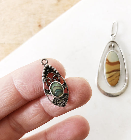 Vintage Abalone Pendant