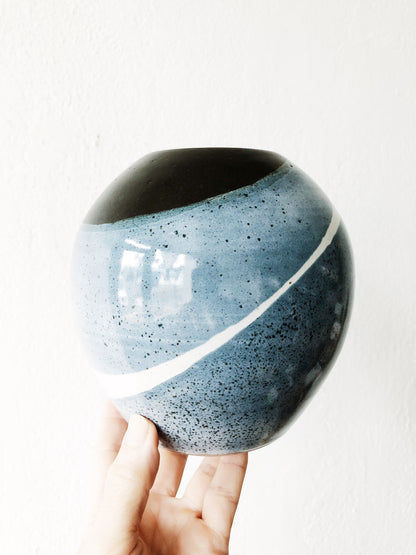 Vintage Handmade Swirl Vase