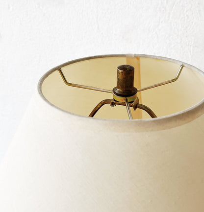 Vintage Brass Modernist Lamp