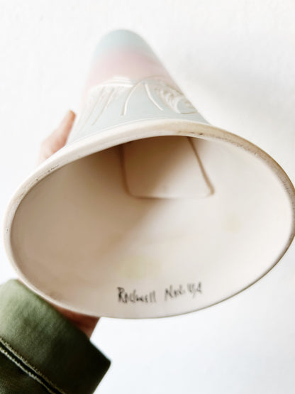 Large Signed Navajo Clay Bell