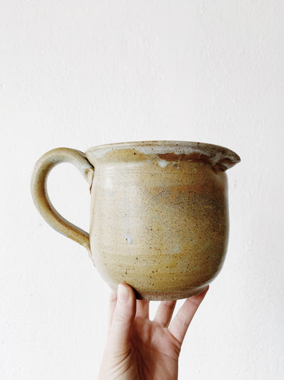 Vintage Stoneware Pitcher