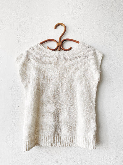 Vintage Nubby Cotton Blend Sweater