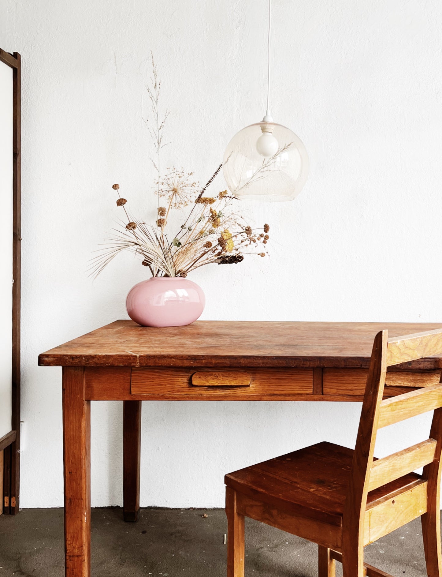 Vintage Blown Glass Pendant