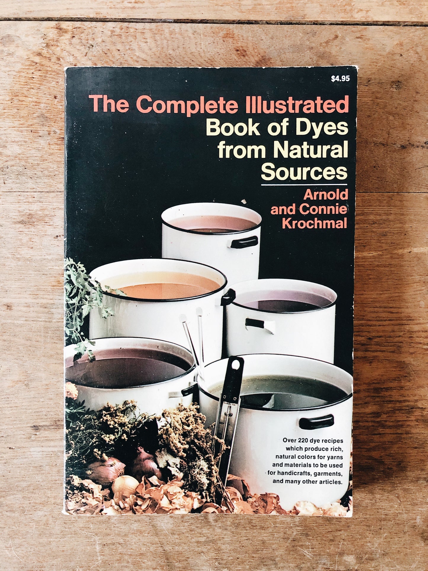 Vintage 1970s Natural Dyes Book
